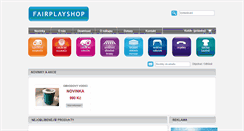 Desktop Screenshot of fairplayshop.cz